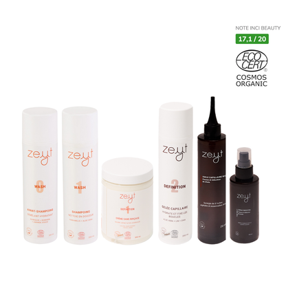 Routine Cuir chevelu + Nettoyer + Définir